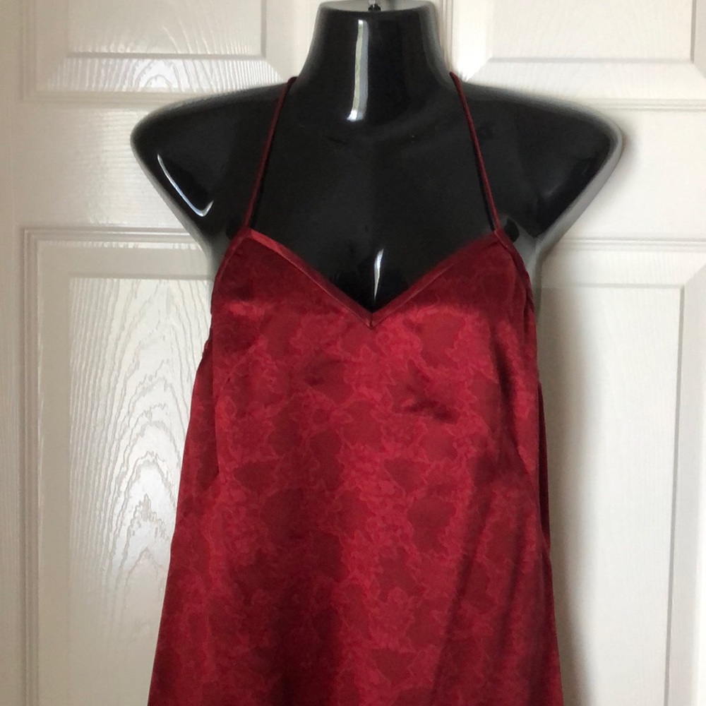 Banana Republic Backless Red Dress
